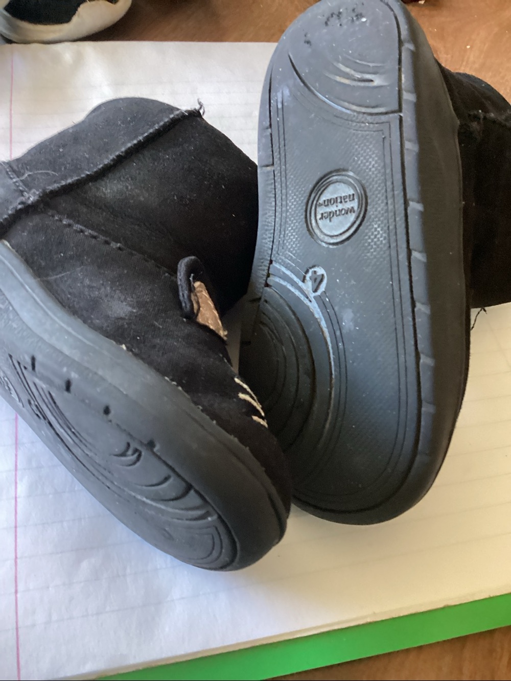 Nike Kids Black and Pink Athletic Sneakers - Picture 6 of 9